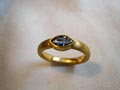 Ring 7: Gold 750 Saphir